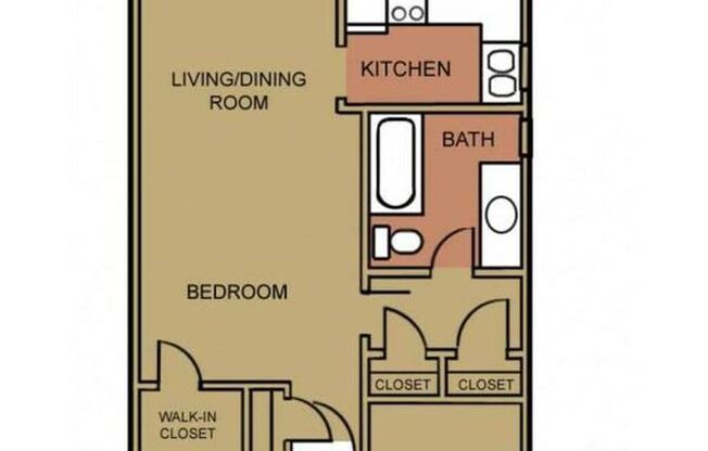 Studio, 1 bath, 403 sqft, $915, Unit 1167-203