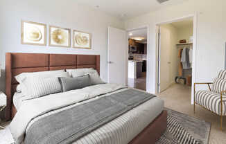 Carpeted Bedroom