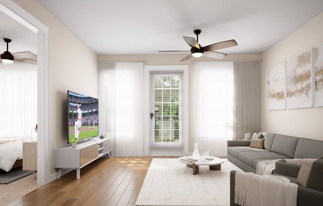 1 bed, 2 baths, 981 sqft, $1,236