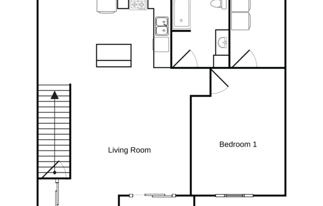 1 bed, 1 bath, 989 sqft, $1,285, Unit ML 440-06