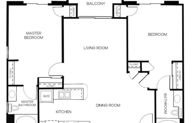 2 beds, 2 baths, 1,044 sqft, $2,825