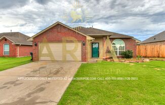 COMING SOON! Spacious Edmond Fossil Creek Addition 3 Bed/2 Bath Home!