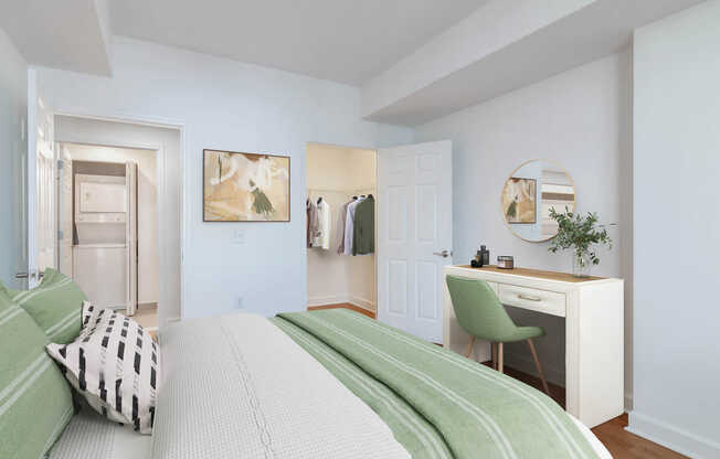 Bedroom with Hard Surface Flooring