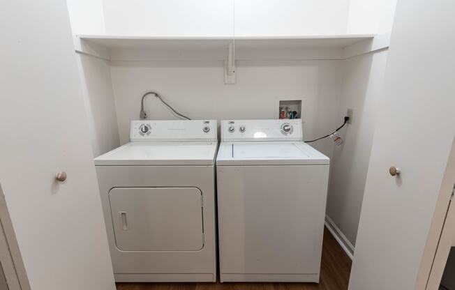 Stacked Washer/Dryer at Sandstone Court Apartments, Greenwood, IN
