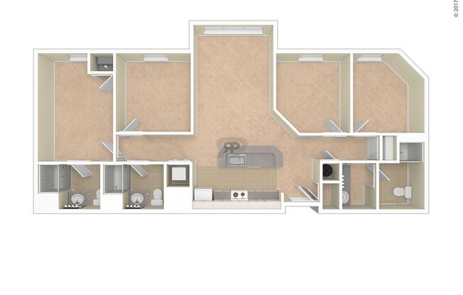 4 beds, 3 baths, 1,181 sqft, $1,497