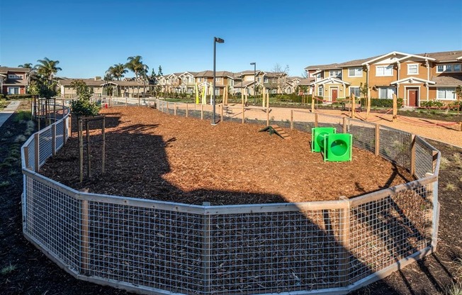 dog area at Montiavo, Santa Maria, CA