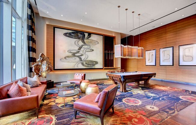 Stunning North Strip/City views from this UNFURNISHED 1+Den/1.5ba residence.
