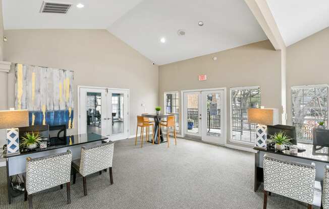 Leasing Office Interior at Davenport Apartments in Dallas, TX