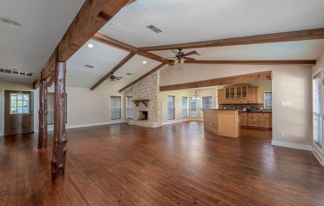 Available for August Move in! Acreage with a stocked pond, all in the heart of South College Station!