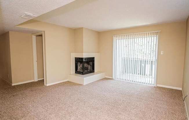 Living room in Alexandria apartment 