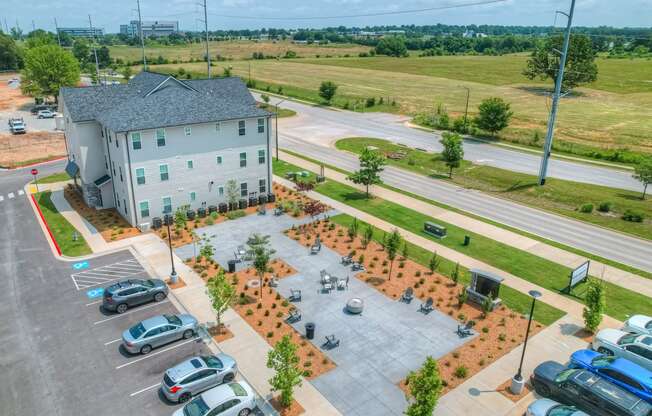 Aerial View of Patio