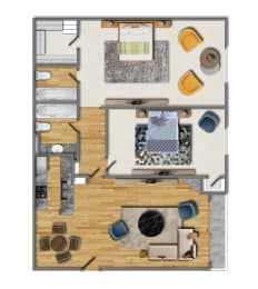 2 beds, 2 baths, 1,100 sqft, $3,955