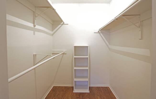 Large walk in closet