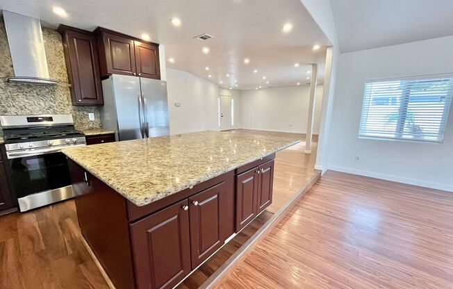 4BR/3BA Large House - Single Story, No Carpet, AC, Washer/Dryer in Unit, Small Yard, 2 Car Garage, Pet Friendly!