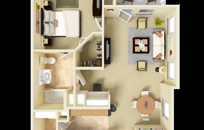 1 bed, 1 bath, 705 sqft, $825, Unit 331