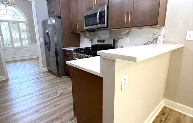 Stately brick home with master on main!