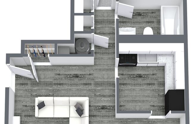 1 bed, 1 bath, 640 sqft, $949, Unit FA_3418B