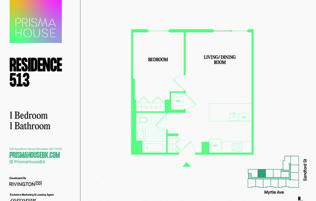 1 bed, 1 bath, $4,060, Unit 5131