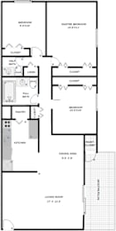 3 beds, 1.5 baths, 1,200 sqft, $1,919