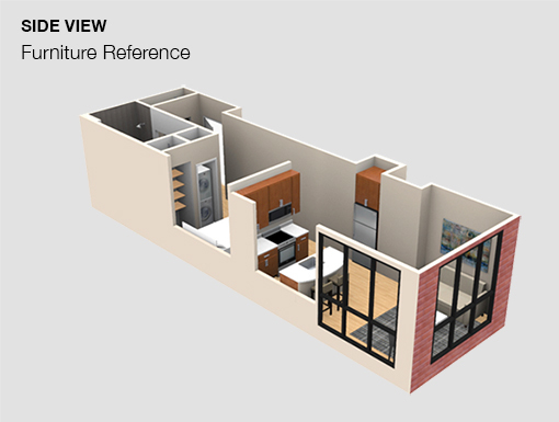 1 bed, 1 bath, $2,700, Unit 510