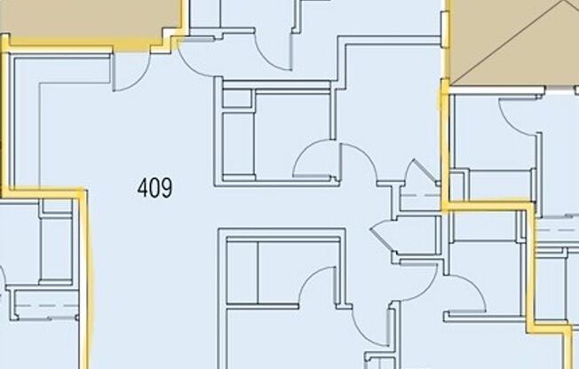 4 beds, 4 baths, 1,370 sqft, $4,855, Unit 409