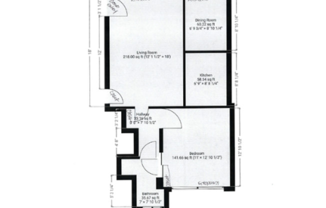 1 bed, 1 bath, 753 sqft, $1,975
