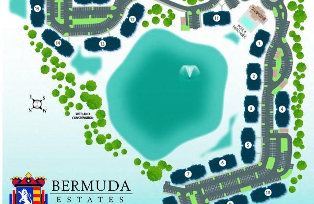 property map at Bermuda Estates Apartments in Ormond Beach, FL