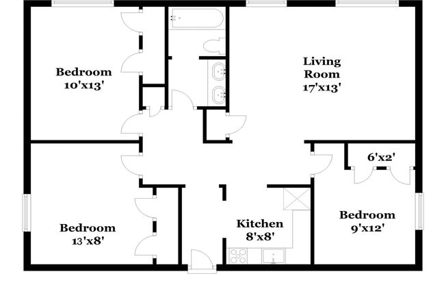 3 beds, 1 bath, 910 sqft, $3,749, Unit 1364-1