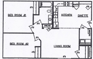 1 bed, 1 bath, $875, Unit 625 #14