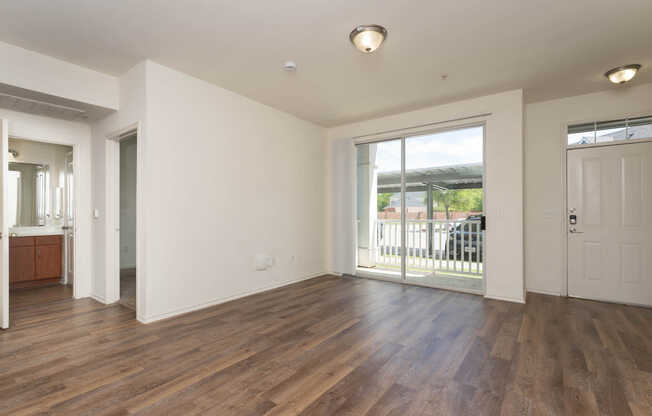 Living Room with Hard Surface Flooring