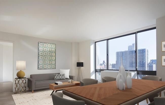 2 beds, 2 baths, 955 sqft, $8,345, Unit 16G