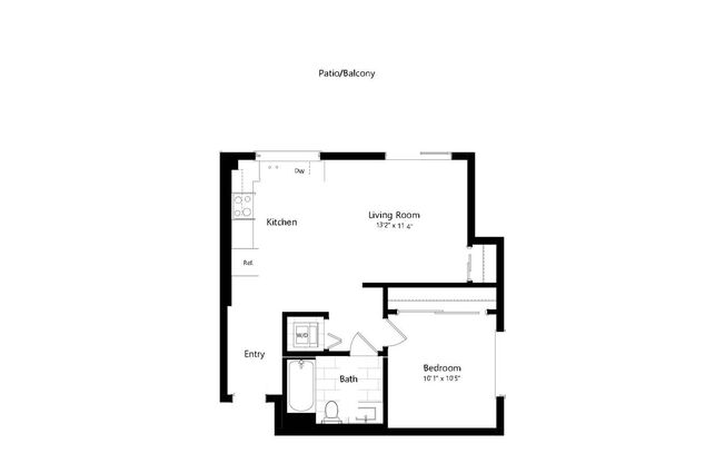 1 bed, 1 bath, 759 sqft, $4,250, Unit 605