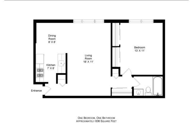 1 bed, 1 bath, 650 sqft, $1,495, Unit 310