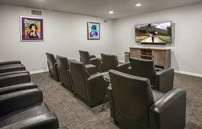 Relaxing Tv Media Room at 55+ FountainGlen Laguna Niguel, Laguna Niguel, CA, 92677