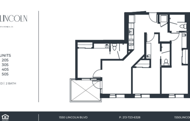3 beds, 3 baths, 1,158 sqft, $5,357, Unit 205