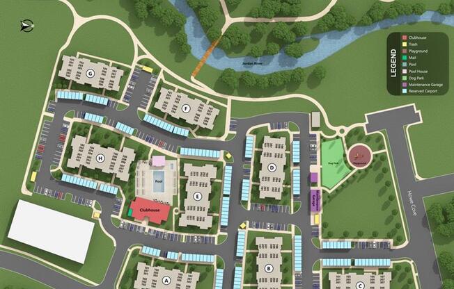 Property Map at Lofts at 7800 Apartments, Midvale, 84047