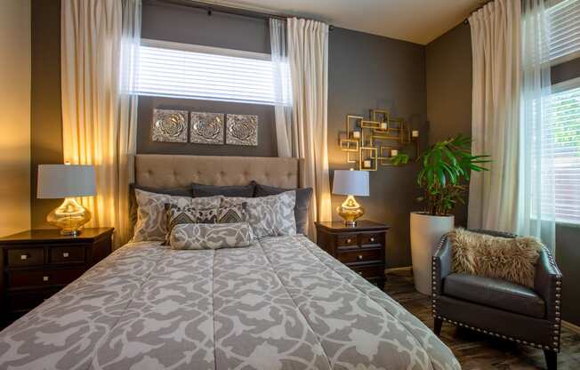 Master Bedroom at Sabino Vista Apartment Homes in Tucson Arizona 3