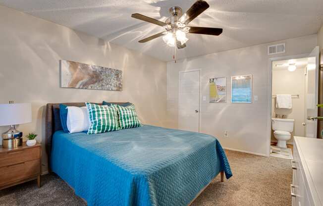 Well Appointed Bedroom at Indian Creek Apartments, Texas