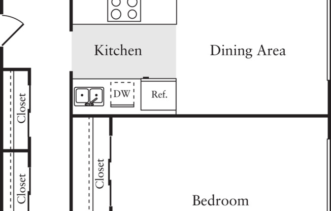 1 bed, 1 bath, 800 sqft, $2,616, Unit 0315