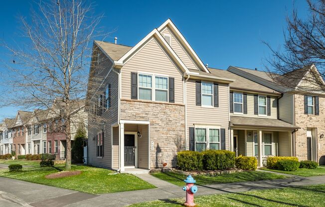 Four bedroom End-unit townhome located in Wake Forest, NC.