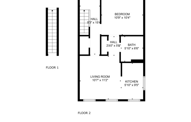 1 bed, 1 bath, 410 sqft, $895, Unit 1109 Green St #3