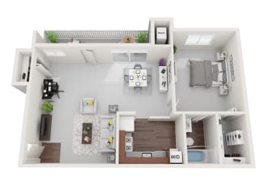 1 bed, 1 bath, 595 sqft, $1,200