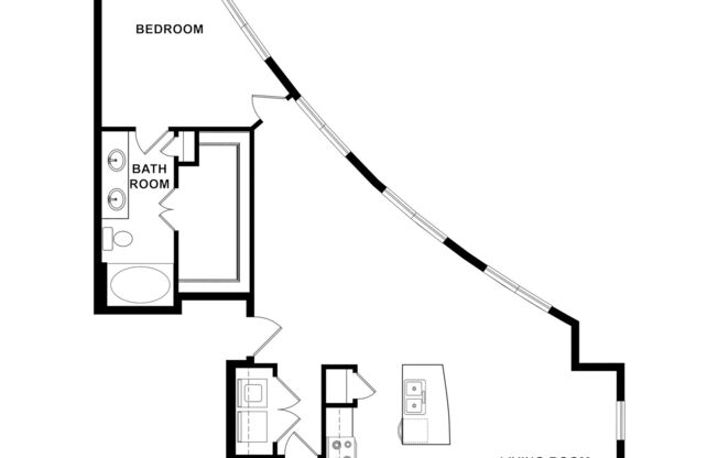 1 bed, 1.5 baths, 1,033 sqft, $1,960