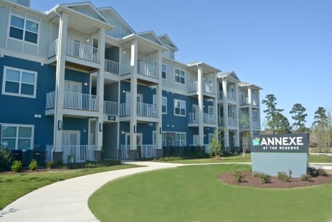 Apartment complex named Annexe at the Reserve.