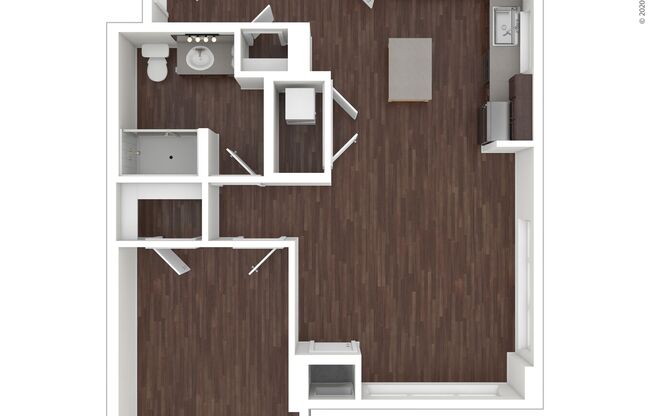 1 bed, 1 bath, 887 sqft, $4,195, Unit 332