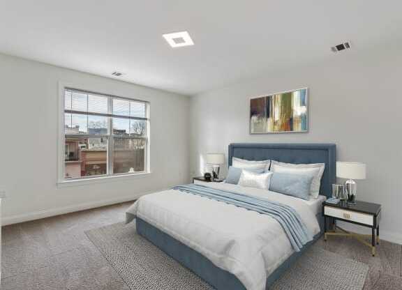 Large Bedroom at Park Square Apartments, Rahway, NJ