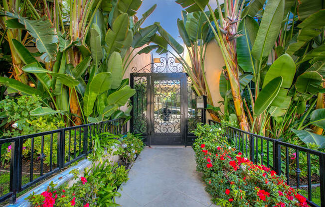 Apartment Building in Los Angeles Greenery