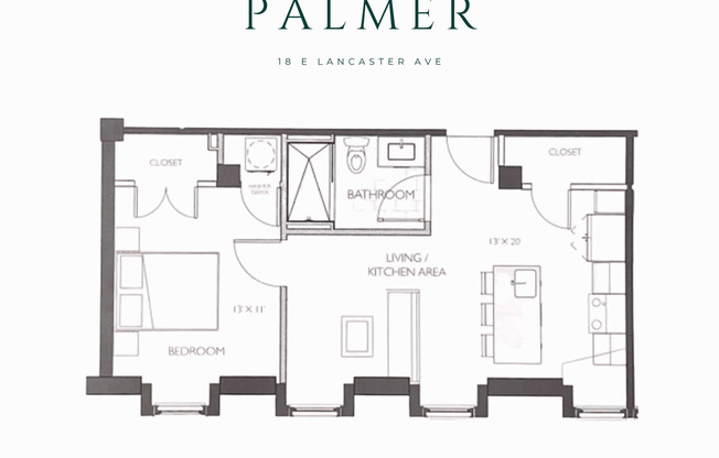 1 bed, 1 bath, 590 sqft, $1,623, Unit PH-11