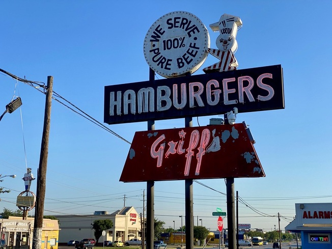 Griff's Hamburgers on S Buckner Blvd