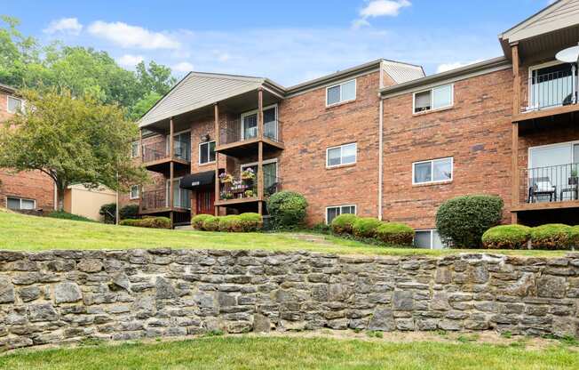 Exterior view of Heritage Hill Estates Apartments, Cincinnati, Ohio 45227